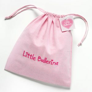 Large Gingham Shoe Bag