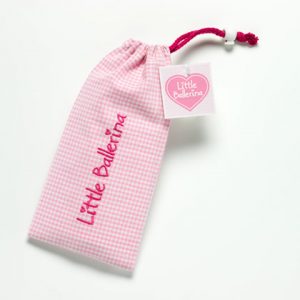 Small Gingham Shoe Bag