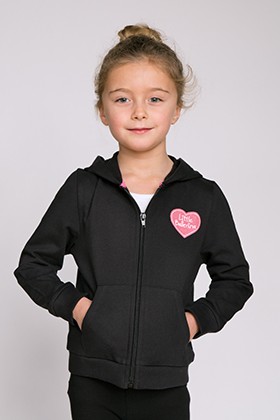 Black Zip Hoody